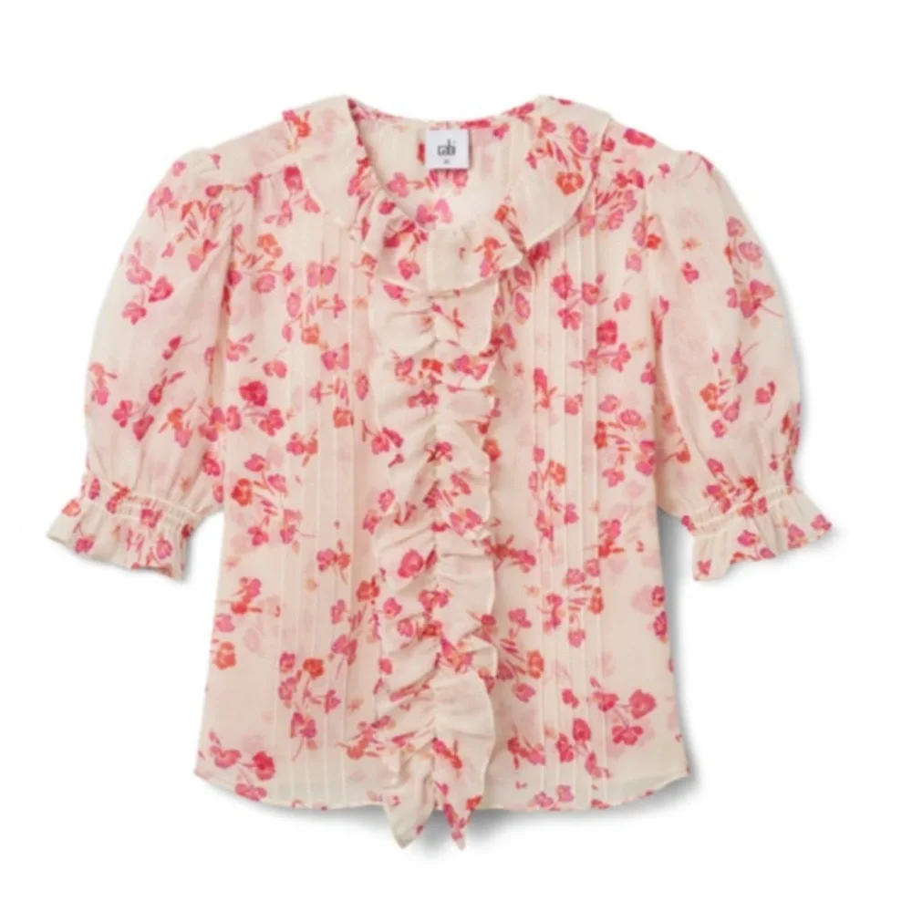 CAbi Printed Cherish Blouse - Picture 1 of 4